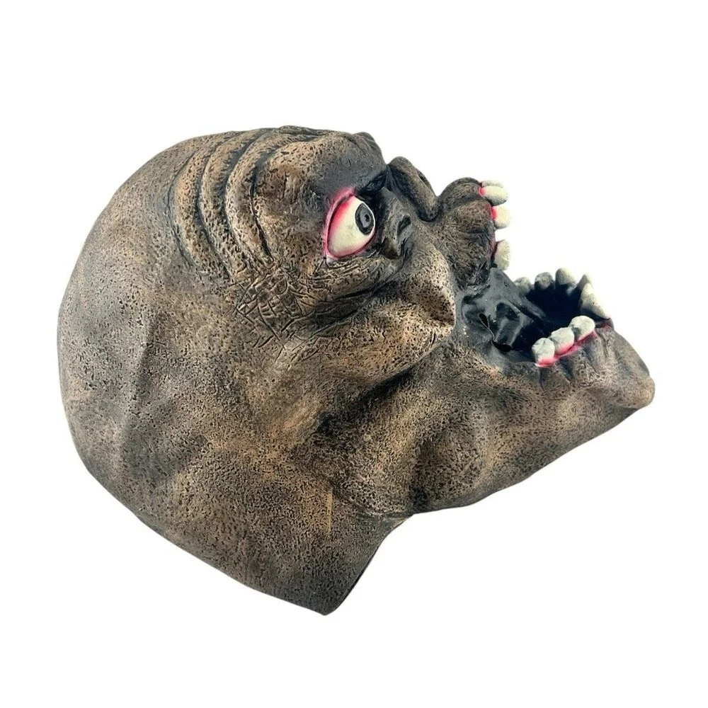 VTG 1997 Cesar Halloween Mask Vinyl Monster Skull Zombie Ghoul Horror Rare 90s